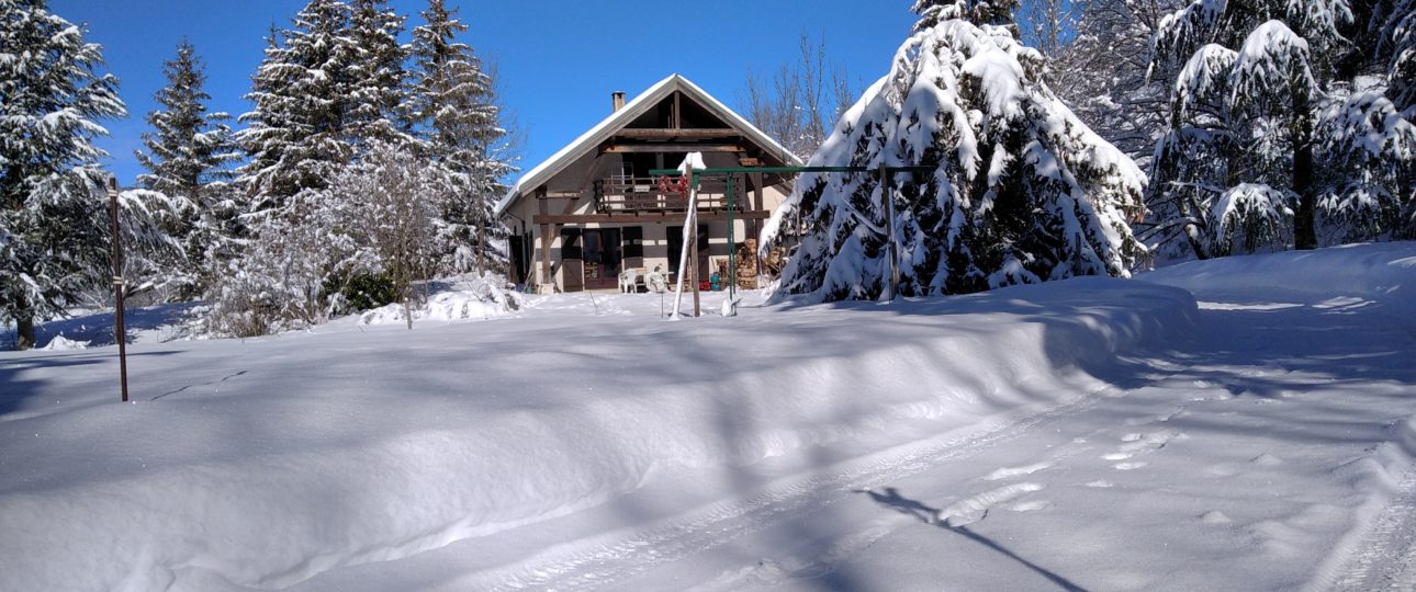 CHALET VERCORS NATURE SOUS LA NEIGE