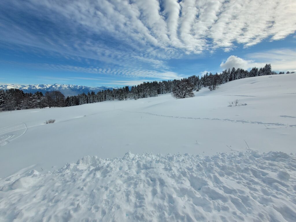 Ciel d'hiver Vercors Randonnée 