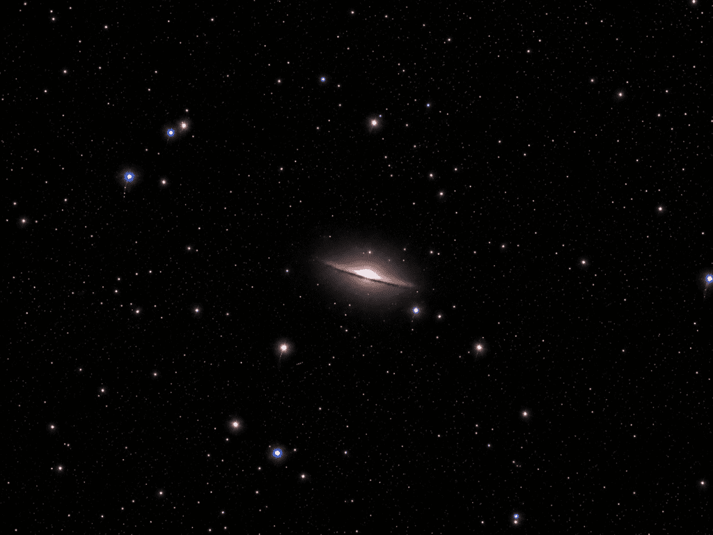 M104 galaxie du sombrero astronomie Vercors